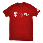 The SF Word Tee [RED Gs]